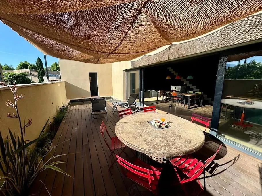 Maison D'Architecte Avec Piscine-Spa Chauffe En Centre Ville De Vaison-La-Romaine France